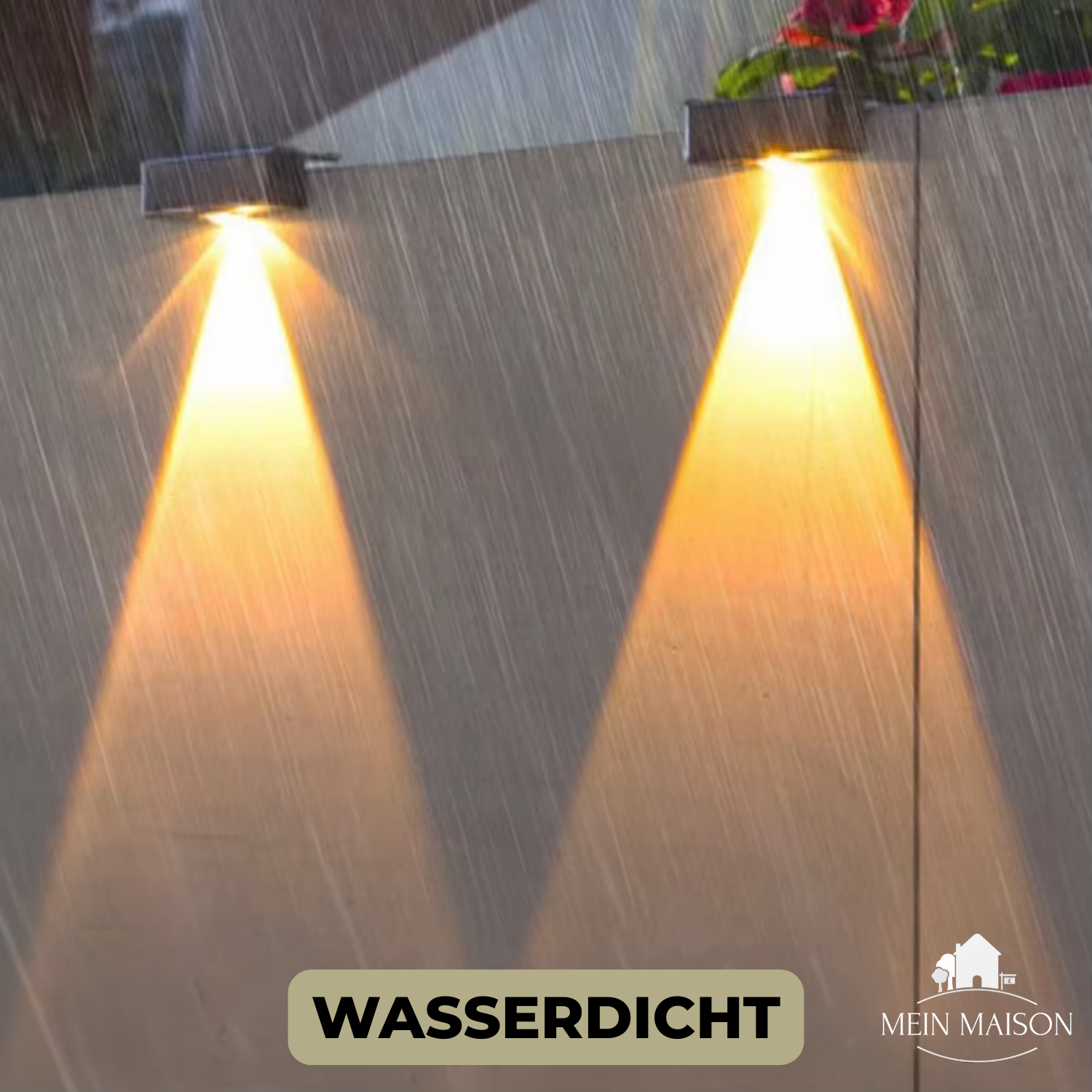 LumoSphere Solar-Gartenleuchte | Kabellos & IP65 Wetterfest | 3 Lichtmodi