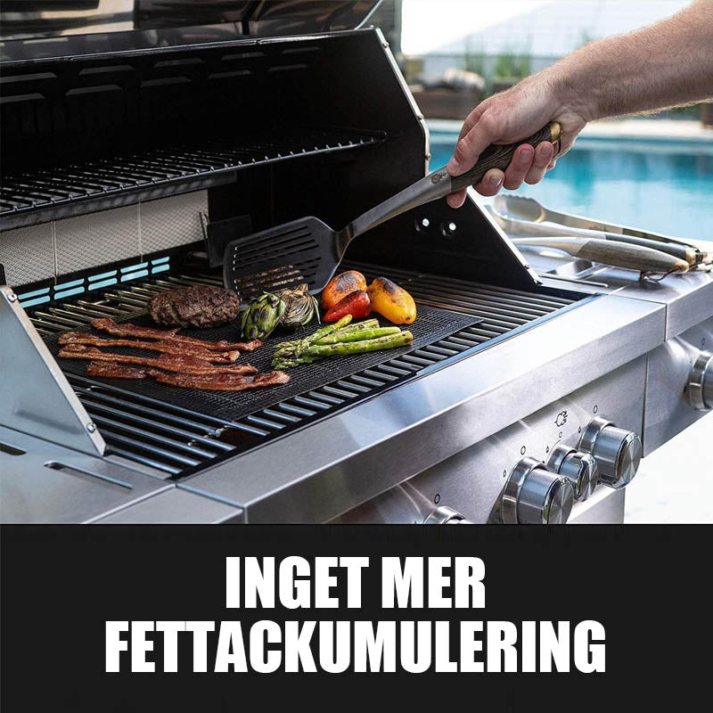 GrillMaster BBQ Grillmatte | Antihaft | Wiederverwendbar & Hitzebeständig
