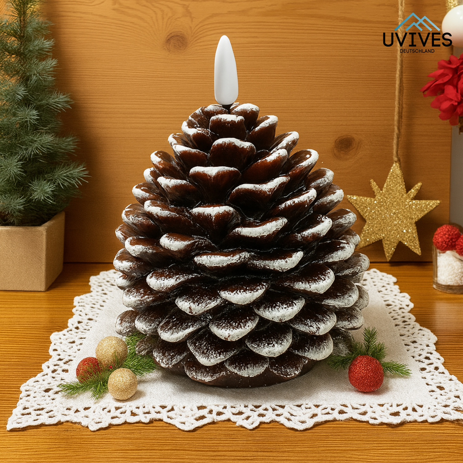 MerryPine – Entspanntes Kerzenlicht ohne Feuergefahr