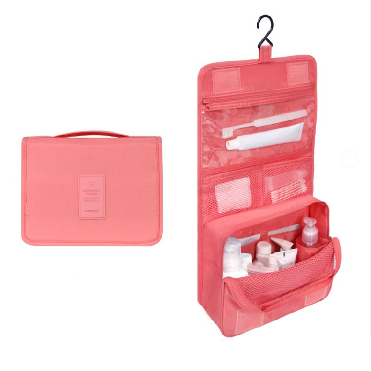 TravelEase Kosmetiktasche | Wasserabweisend | Praktischer Haken | Gepolstert