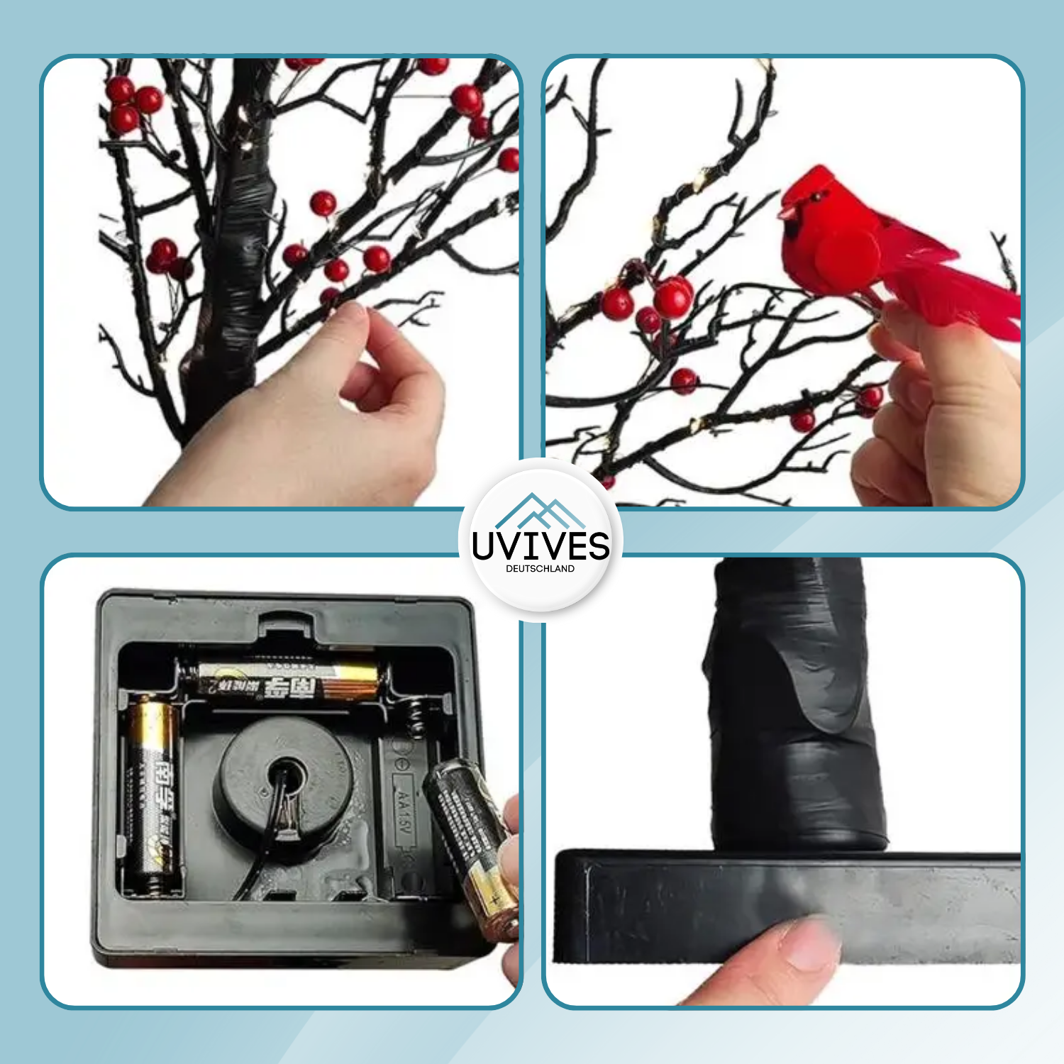 BirdPine Classic – Der leuchtende Vintage-Weihnachtsbaum voller Nostalgie