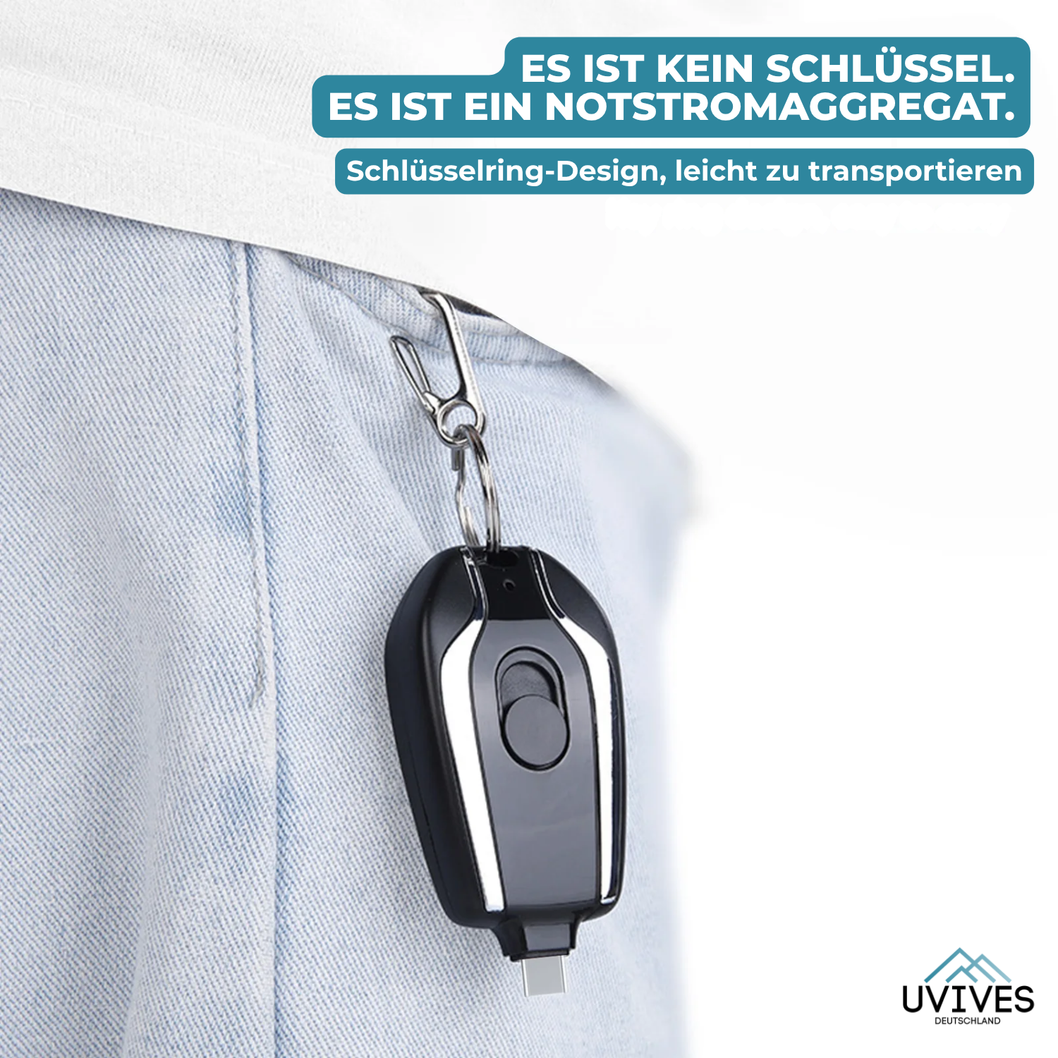 1+1 GRATIS | PowerMini – Deine Notfall-Powerbank für unterwegs
