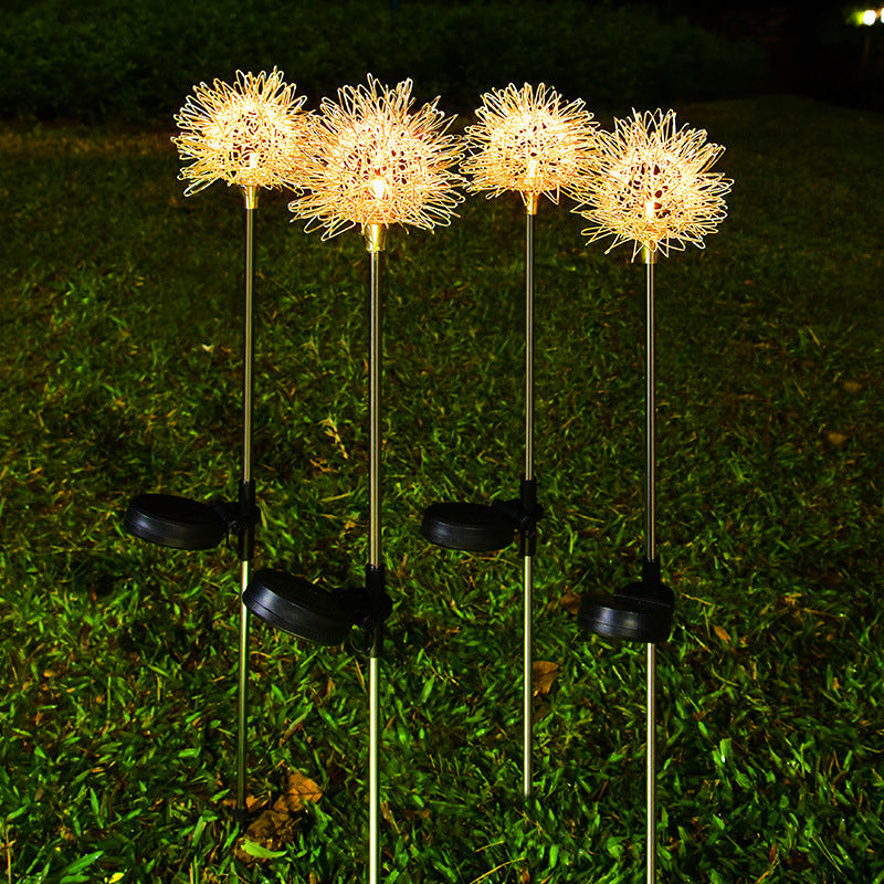 TwinklePuff - Wasserdichte Solar-Gartenleuchte im Pusteblumen-Design