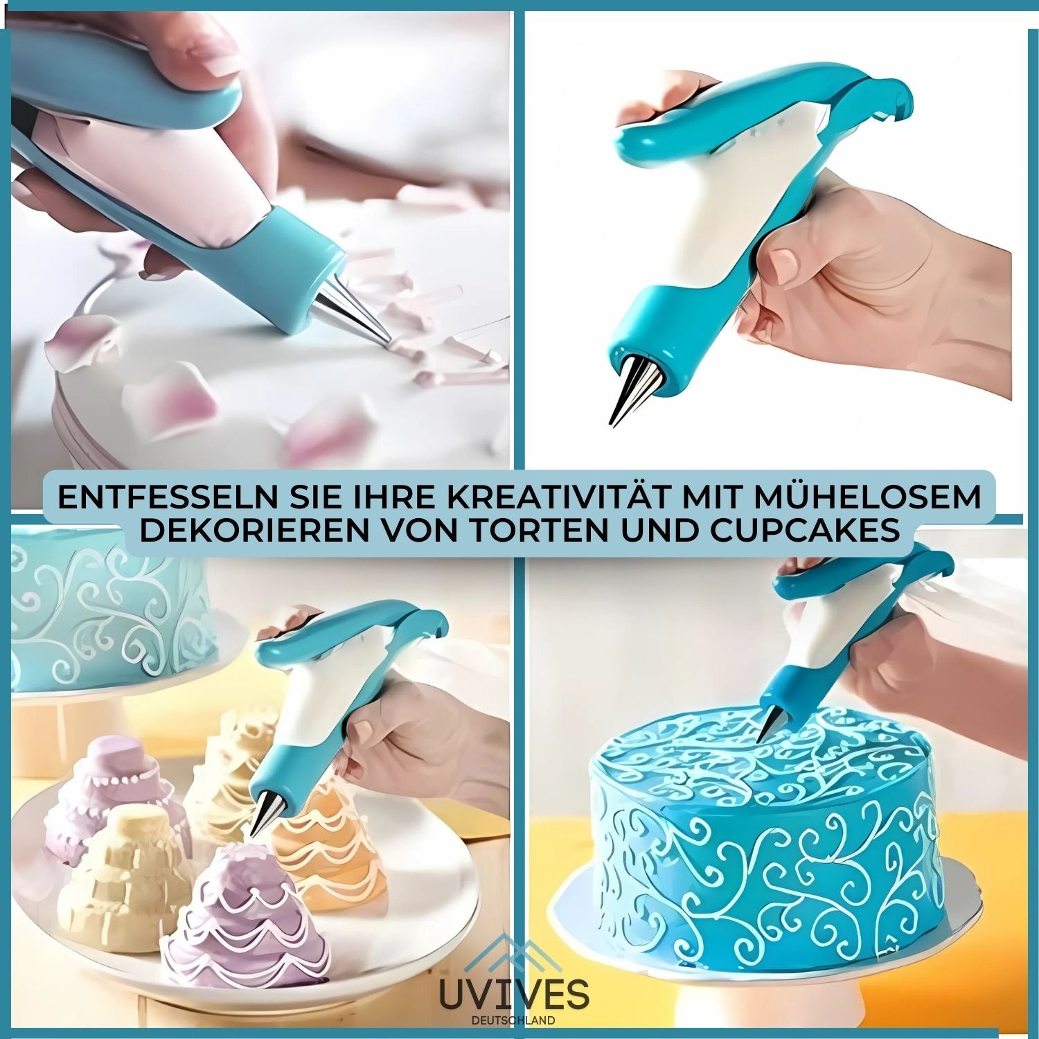 BakersPen™ - Tortendekorationsstift, multifunktionale Glasurpistole [Letzter Tag Rabatt]