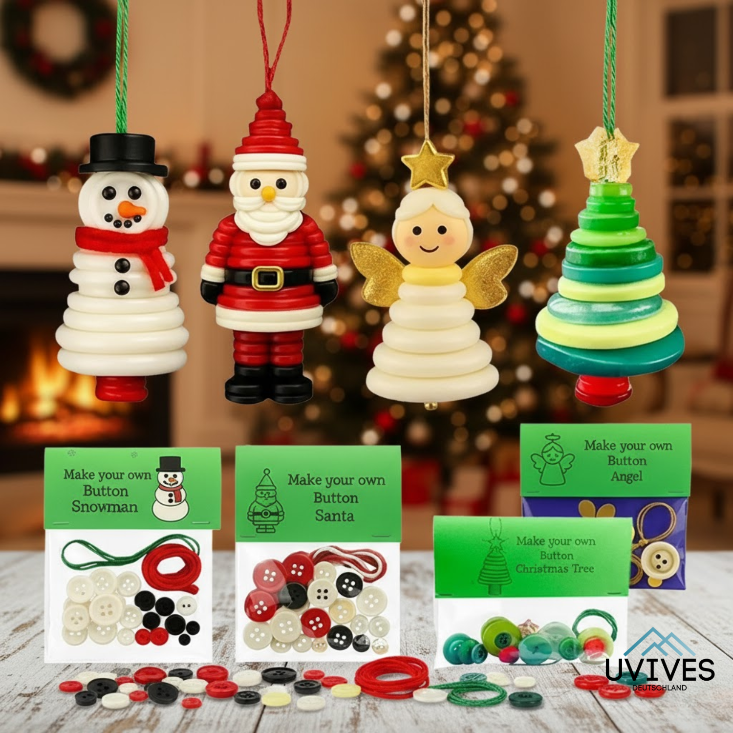 ButtonJoy – Dein persönliches DIY-Weihnachtswunder aus Knöpfen