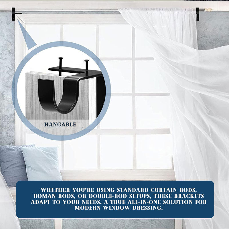 2+2 GRATIS | EasyCurtain – Gardinen aufhängen ohne Bohren & Schäden!