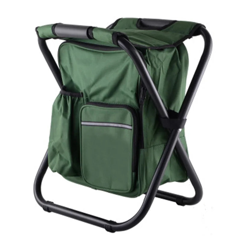 FrostSit Pro | Faltbarer Campinghocker Mit Kühltasche | Robust & Wasserdicht