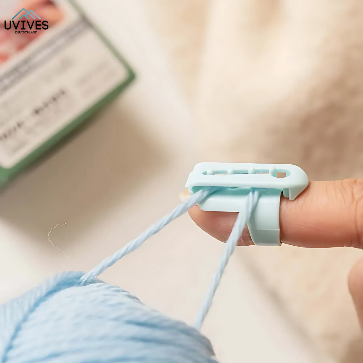 2+3 GRATIS | EasyThread™ – Der Garnführungsring für entspanntes Stricken
