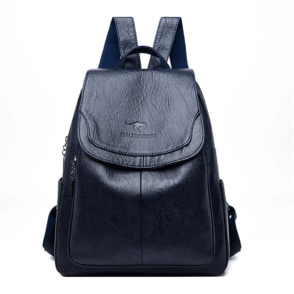 SafePack | Lederrucksack | Anti-Diebstahl | Schlank & Funktional