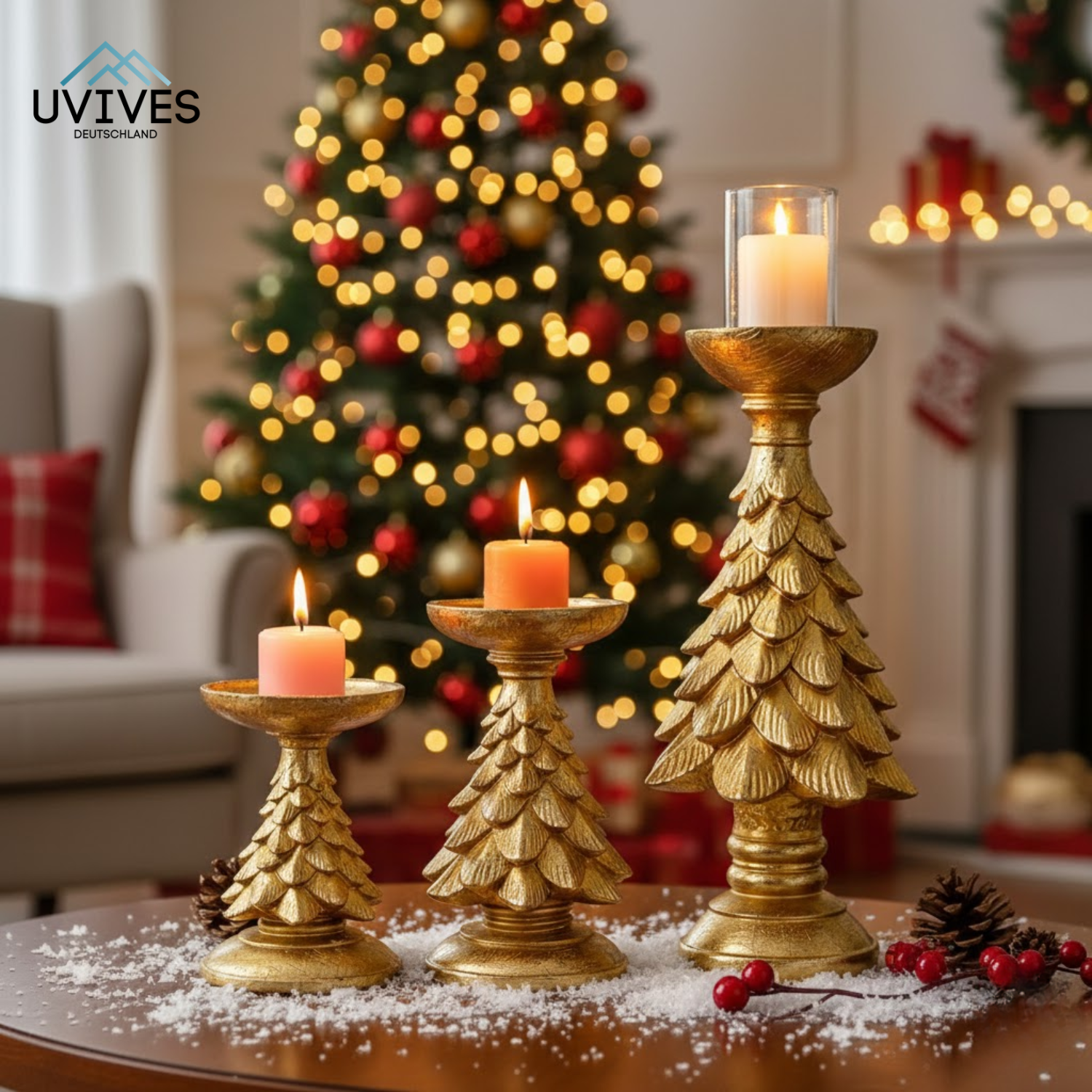 LumiPine – Zeitloser Weihnachtsglanz im Vintage-Stil