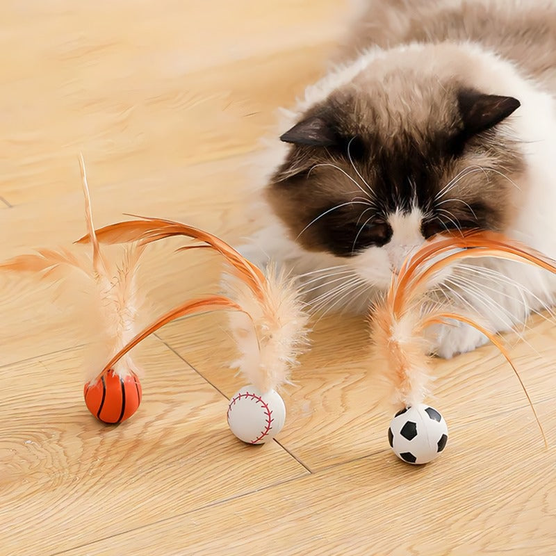 FeatherBounce – Spielspaß für aktive Katzen!