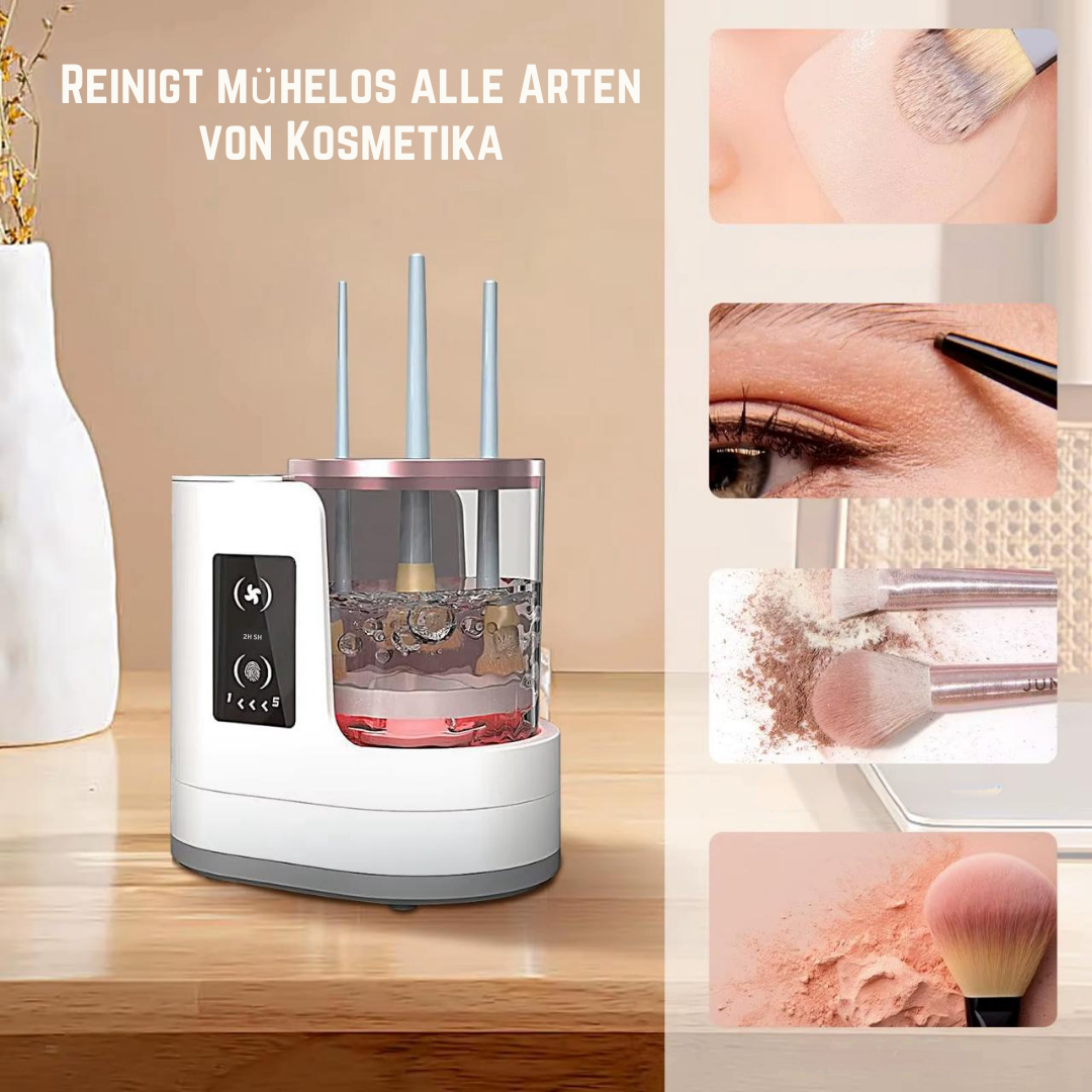 BrushGlam – Strahlend saubere Pinsel in Sekunden!