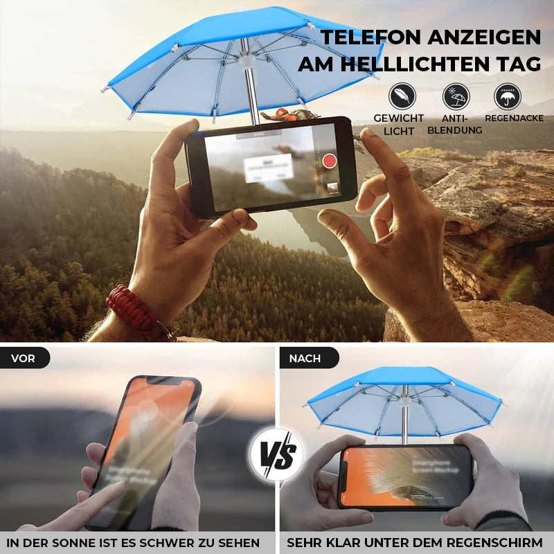 1+1 GRATIS | MiniShade – Der stylische Sonnenschirm für dein Handy!
