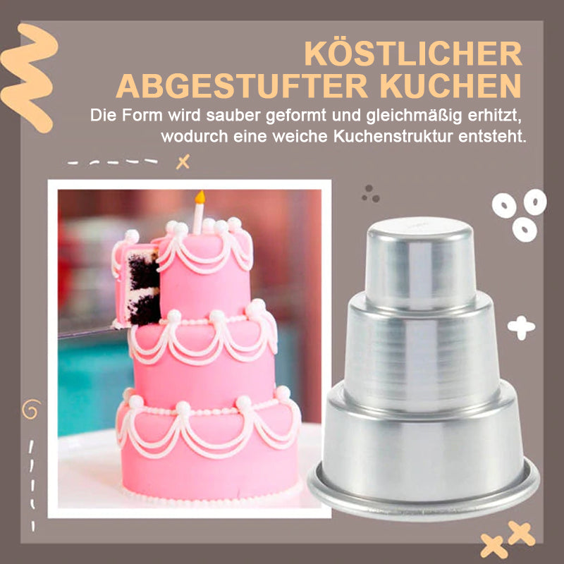 TierTins - Mini Mehrschichtige Kuchenform [Letzter Tag Rabatt]