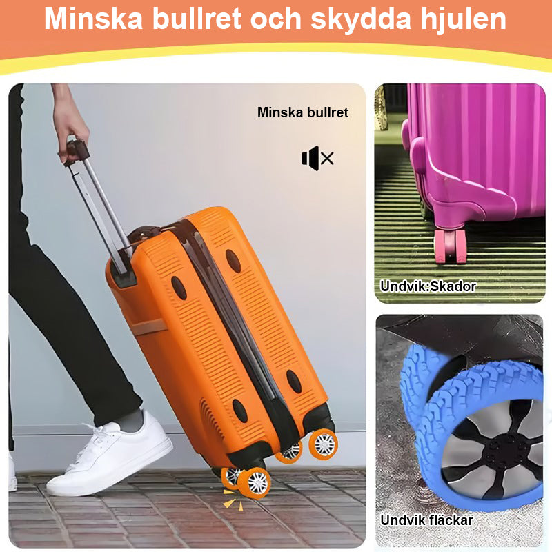 4+4 GRATIS | WheelShield – Schützt deine Kofferrollen und reduziert Lärm