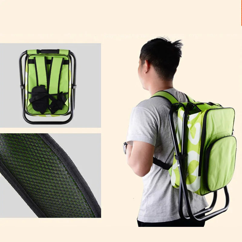 FrostSit Pro | Faltbarer Campinghocker Mit Kühltasche | Robust & Wasserdicht