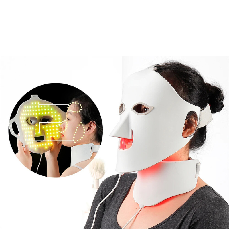 LustraDerm 7 | LED-Lichttherapie-Gesichtsmaske | 7 Farben für strahlende Haut & definierte Konturen