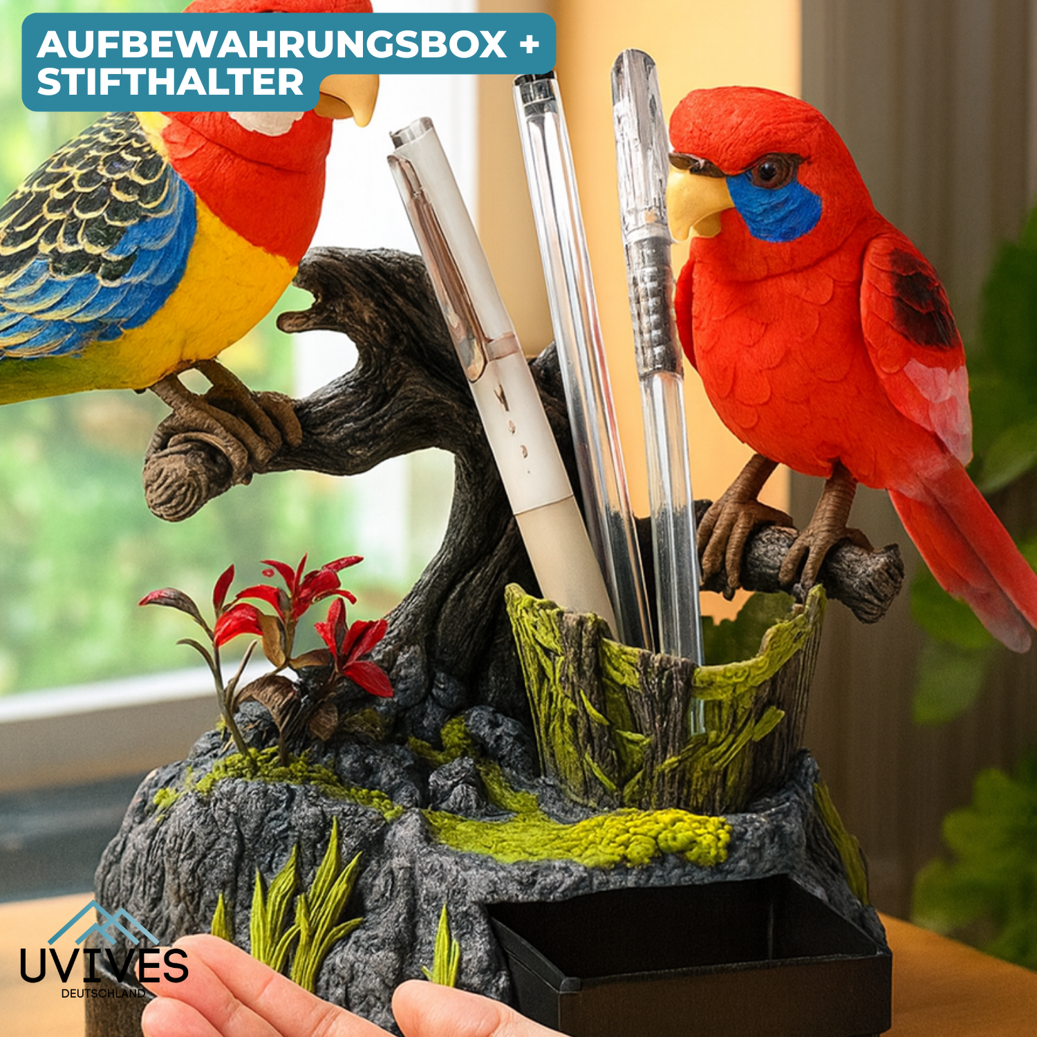 VivaBird – Der sprechende Papagei für einen lebendigen Frühlingsgarten!