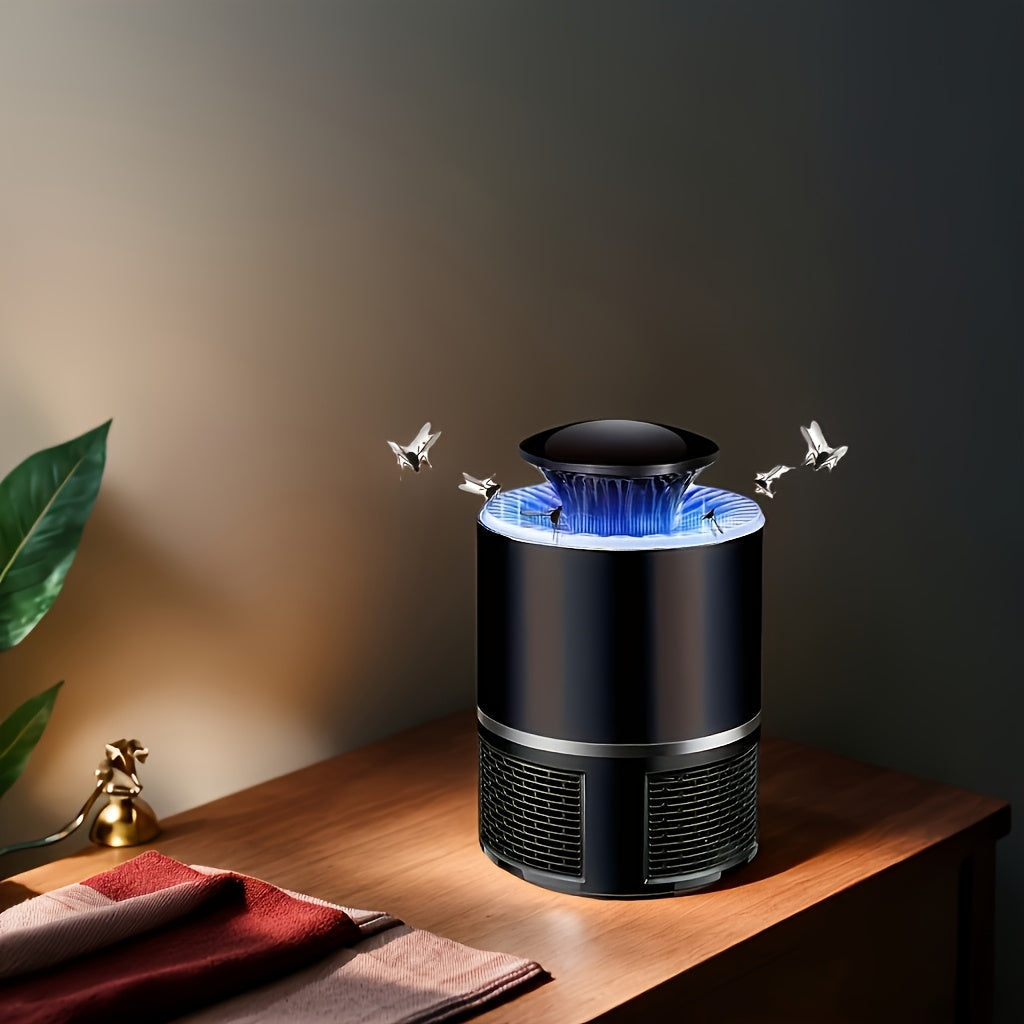 InsectaGuard Mückenlampe | Leise & Effizient | Mit USB-Anschluss & Blaulicht | Für Innen & Überdachte Außenbereiche