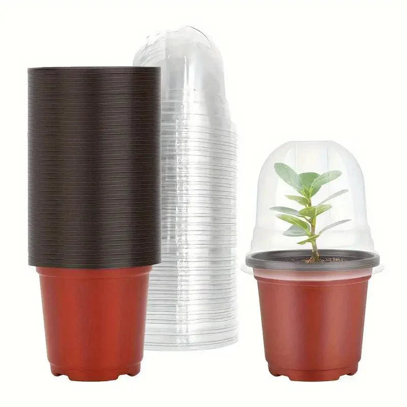 Growora Anzuchttopf | Transparent & Flexibel | Ideal für Wurzelkontrolle