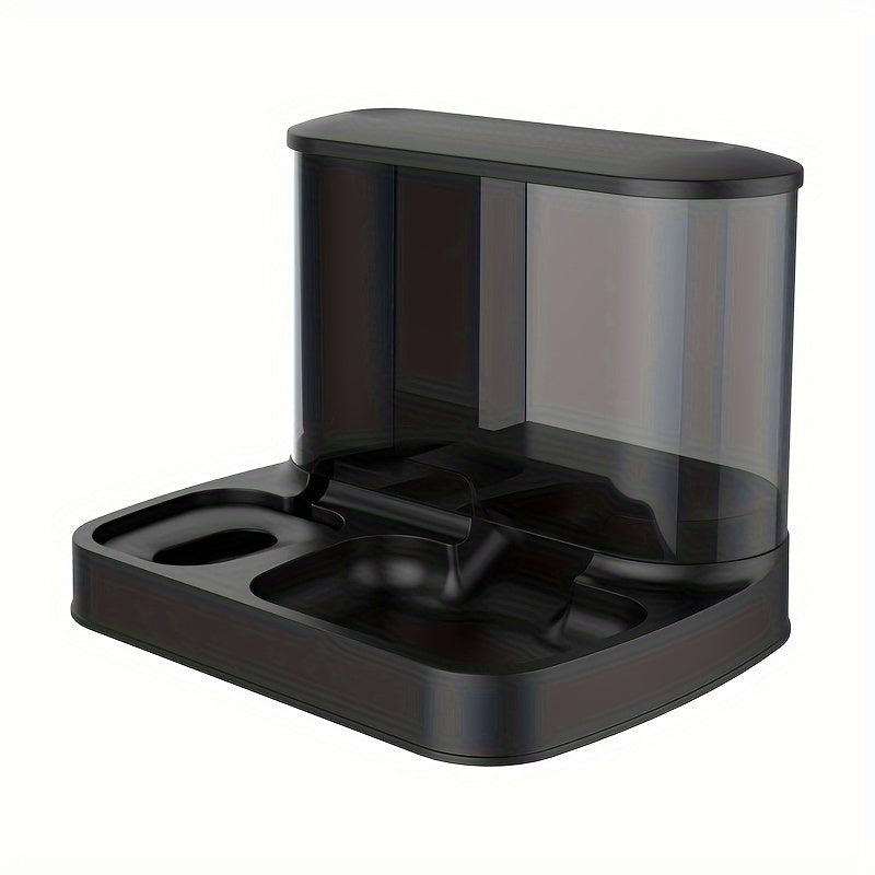 FeedoFlow Duo 2-in-1 Futter- & Wassersystem | Automatische Versorgung für Haustiere | Ohne Strom, Immer Frisch