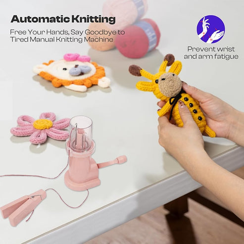 KnitBuddy™ – Für müheloses Kordelstricken