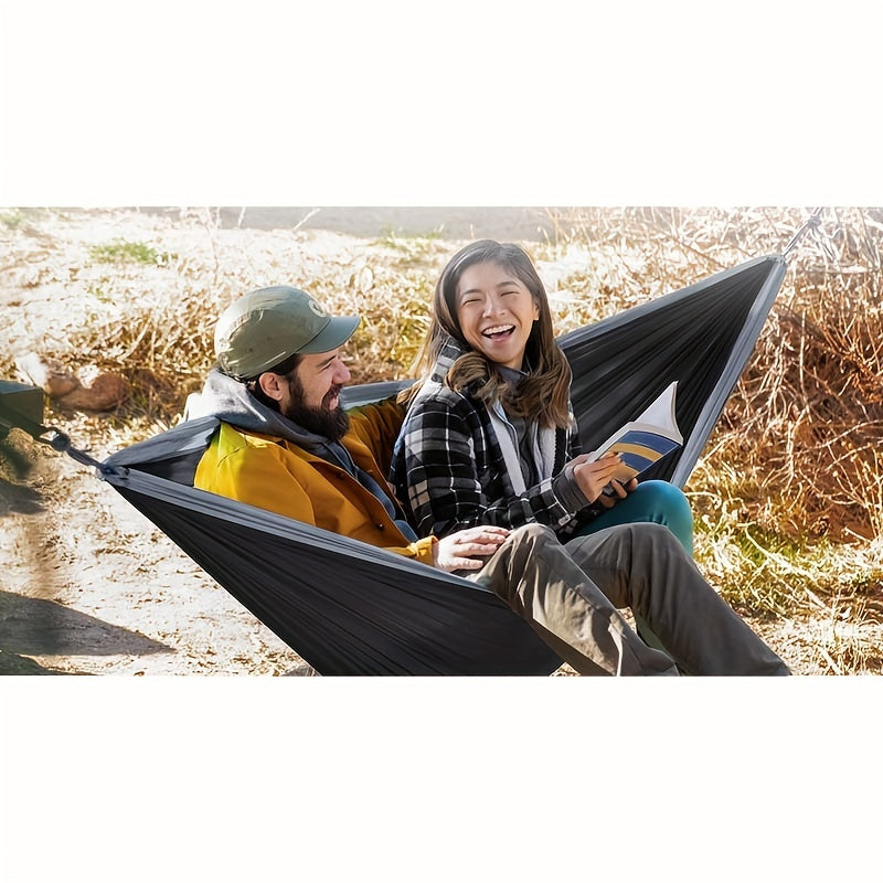 Travina Reise-Hängematte | Ultraleicht & Atmungsaktiv | Kompakt & Tragbar | Inkl. Gurte & Karabiner | Für Outdoor & Camping