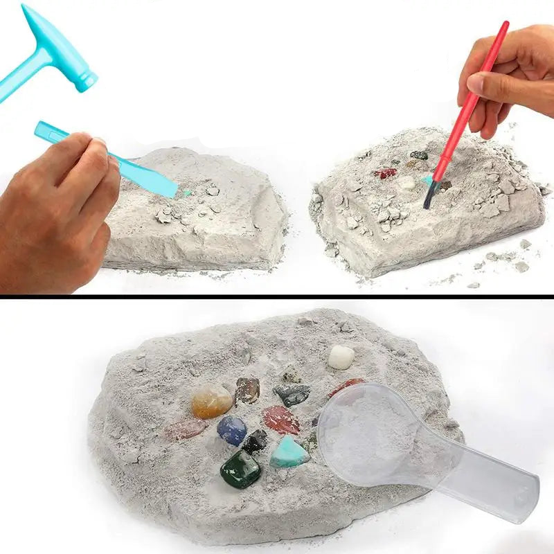 GemSpark - Entfachen Sie die Fantasie Ihres Kindes mit echter Edelstein-Ausgrabung