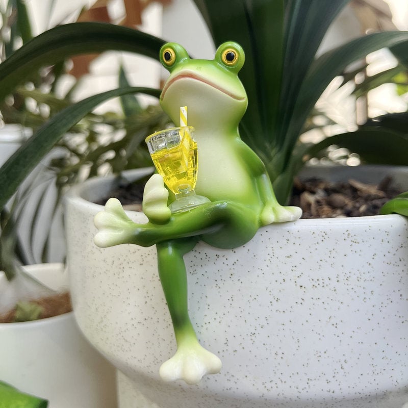 FrogWhimsy – Die freche Deko für Töpfe & Gärten