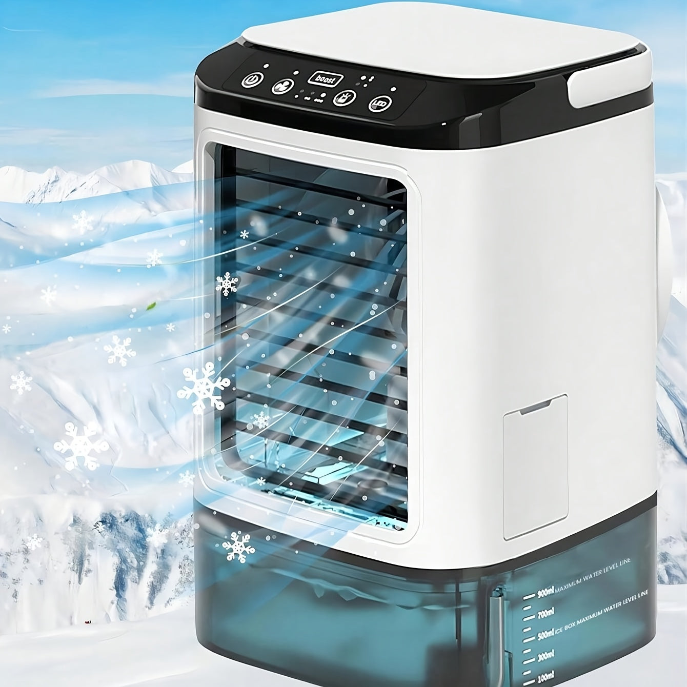 FreshBreeze Mini | Kompakte Klimaanlage | USB-Betrieb | Wassergekühltes System