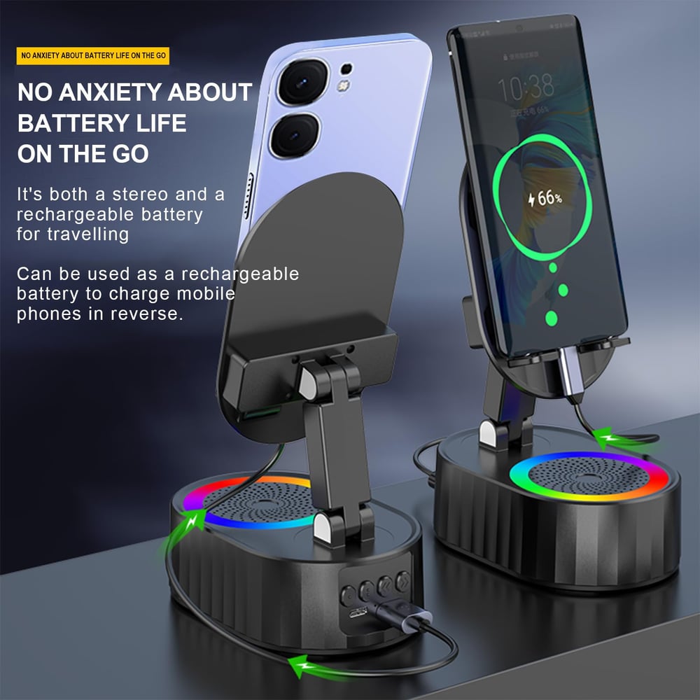 InnovaStand™ – Der smarte All-in-One-Handyständer mit Lautsprecher