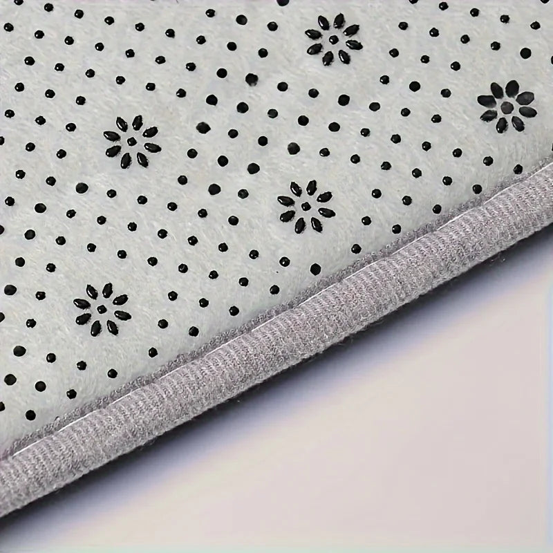 CleanLuxe Küchenmatte | Verdicktes L-förmiges Design | Rutschfest, Ölabsorbierend & Schmutzabweisend | Weiches Flanell für erhöhten Komfort