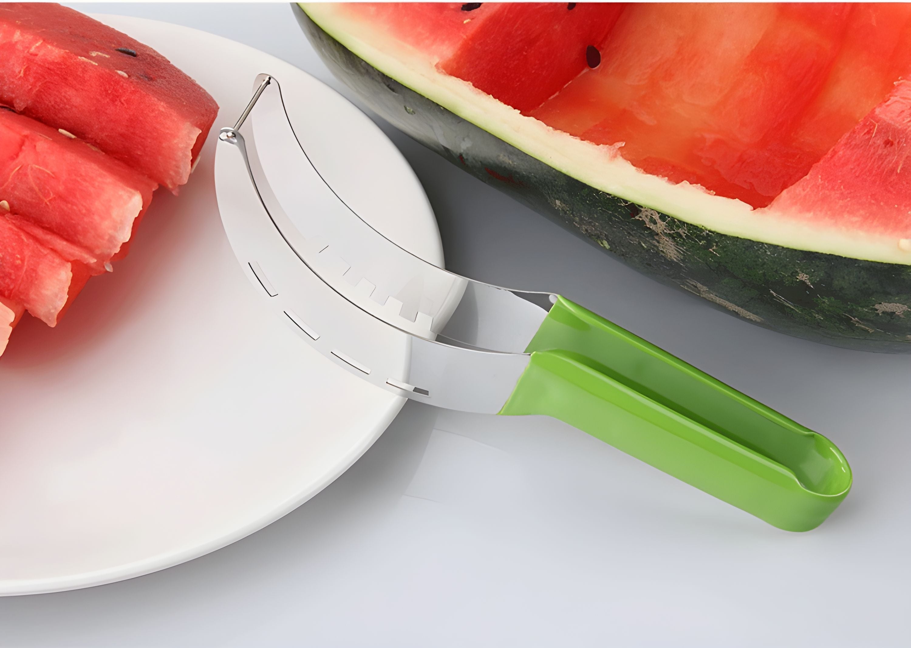 JuicyCutter - Edelstahl Wassermelonenschneider
