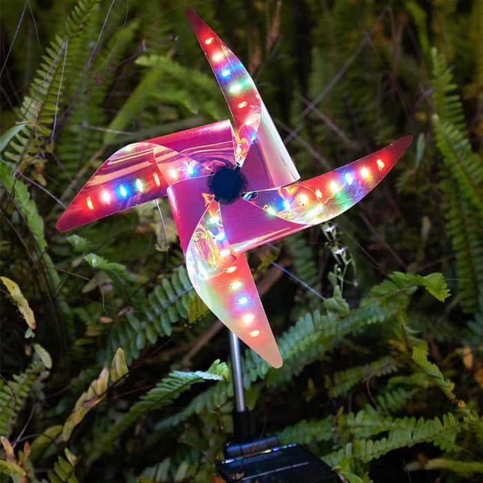 SolarSpin - Verwandeln Sie Ihren Garten mit leuchtenden Windmühlen