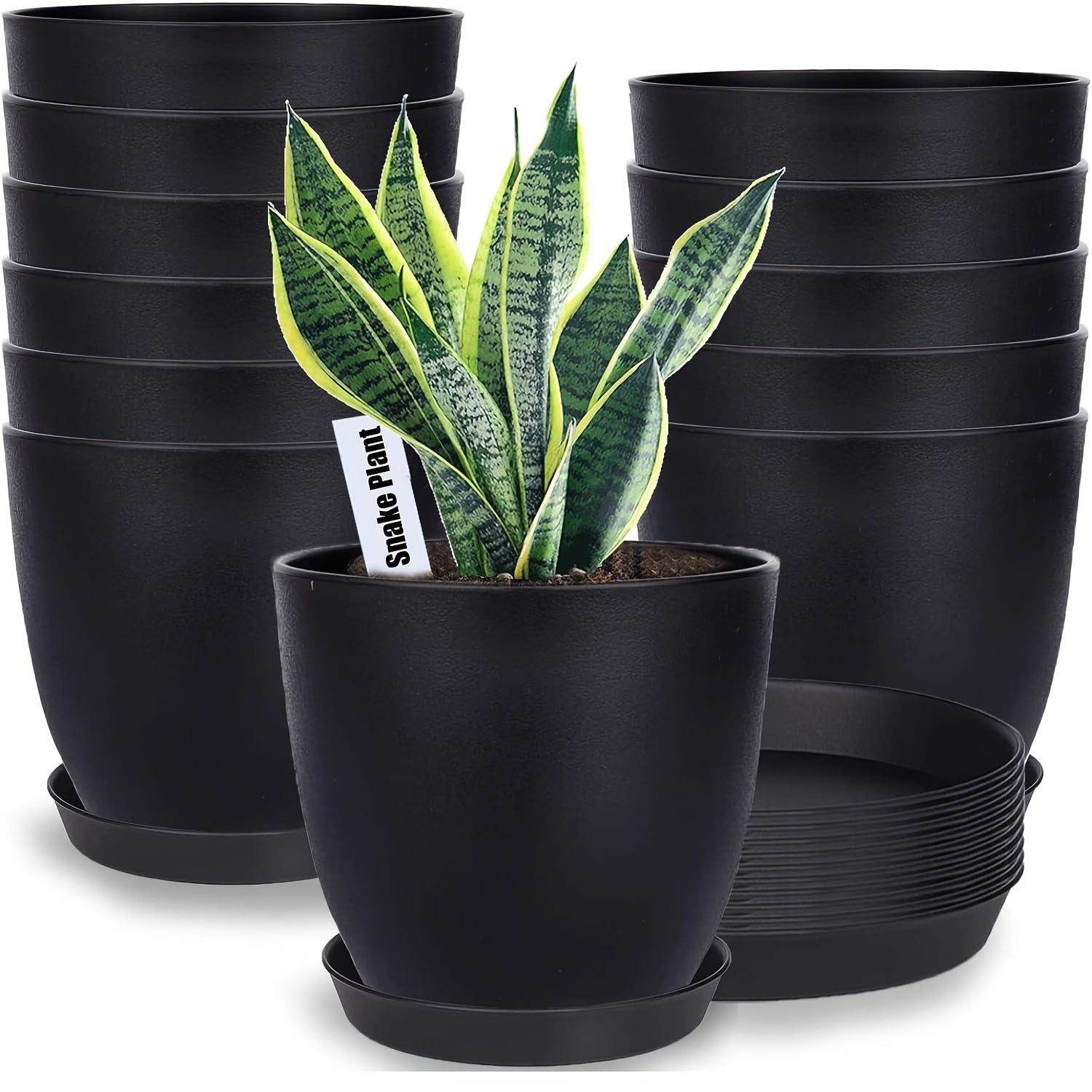 EcoBloom | Blumentopf-Set | Für Drinnen & Draußen | Robust & Wetterfest