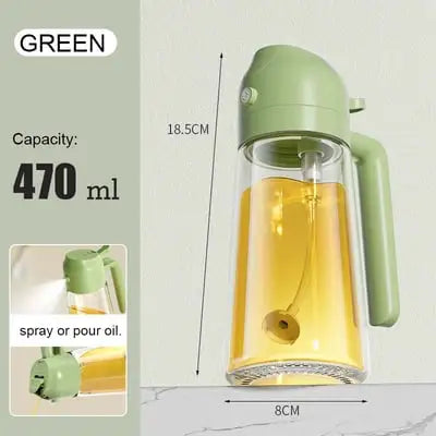 FlexiPour - 2-in-1 Glas-Ölzerstäuber und -spender [Letzter Tag Rabatt]