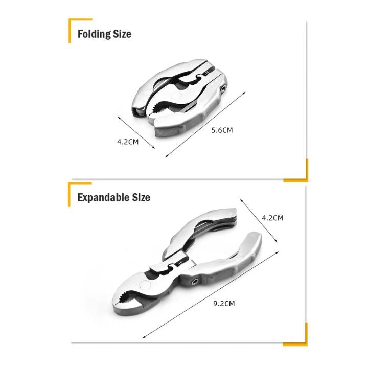 EnduroTool - 9-in-1 Edelstahl-Multifunktionszange – Kompakt & Vielseitig