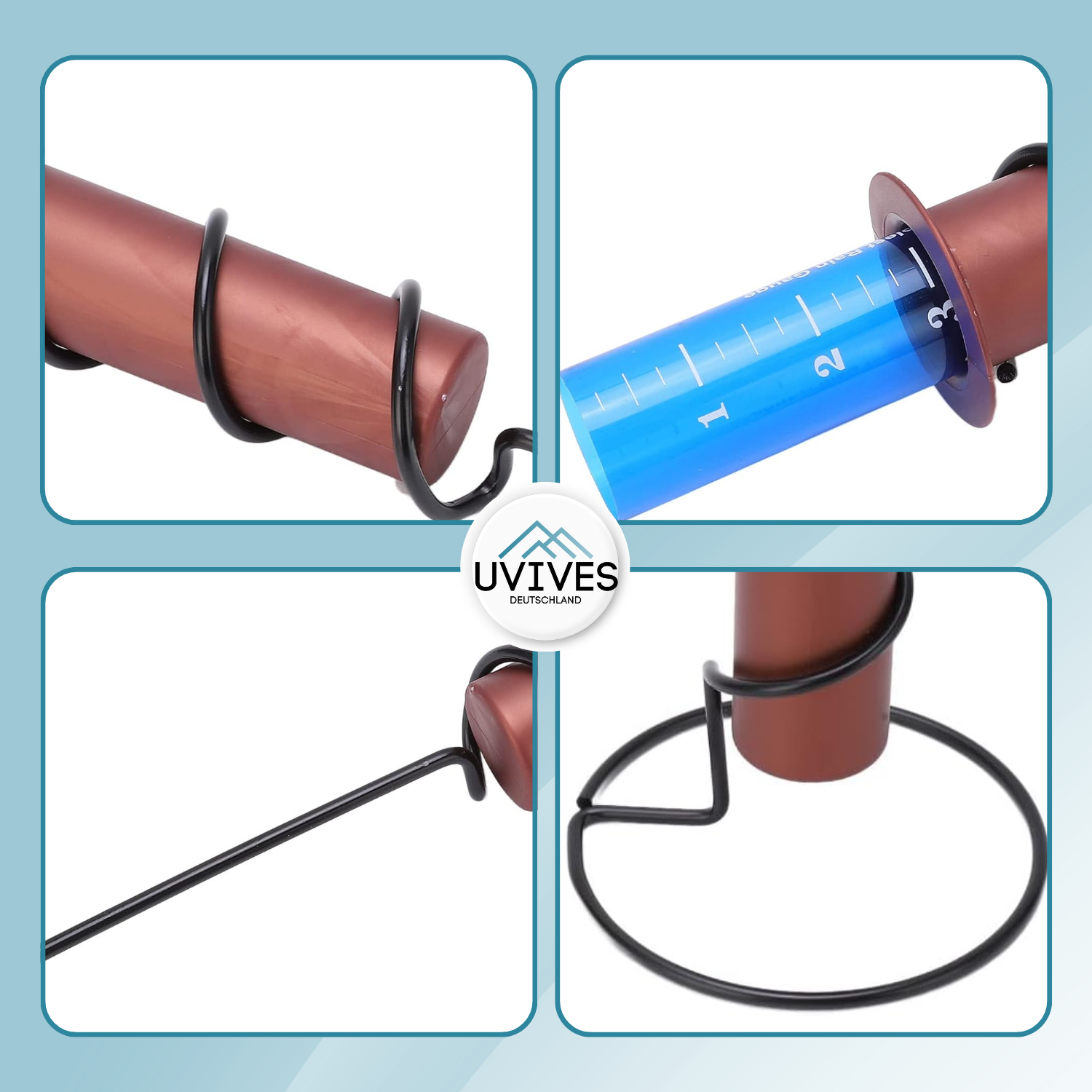 AquaCopper – Regen messen mit antikem Charme!