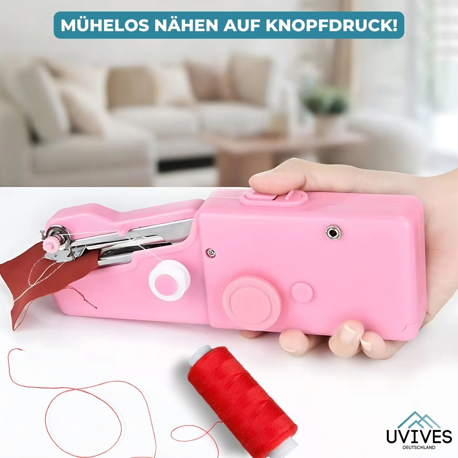 FabriSnap™ - Dieses kompakte Gerät näht mühelos und unsichtbar