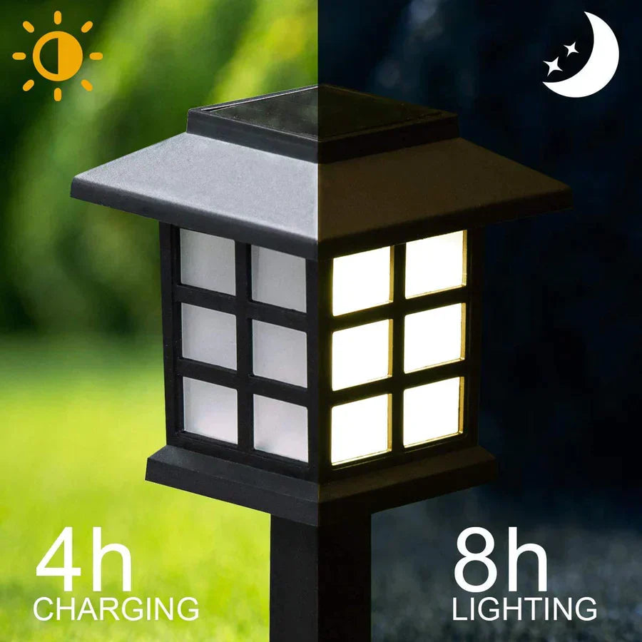 2+2 GRATIS | LuminaQuad - Solar LED Gartenlampe [Letzter Tag Rabatt]