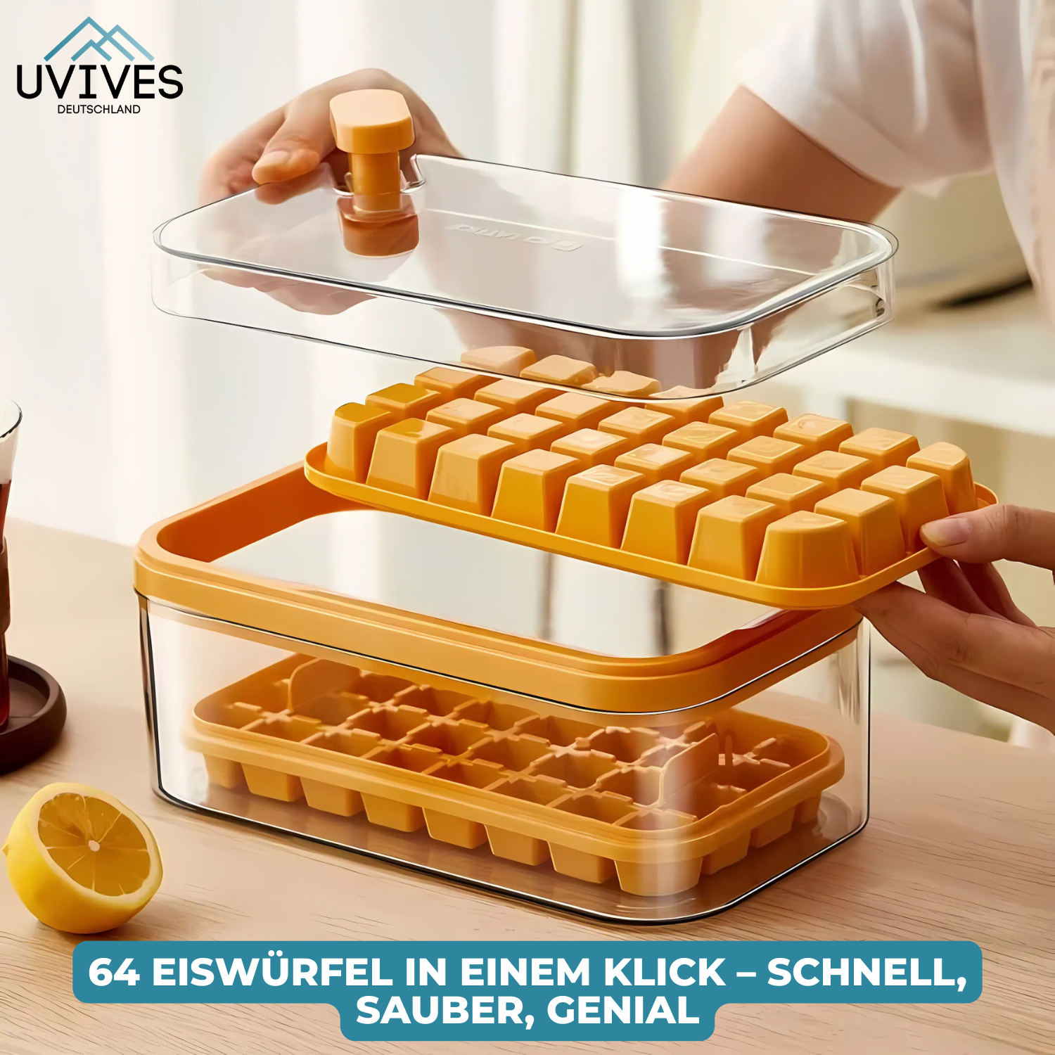 IcePress™ – Perfekte Eiswürfel in Sekunden!