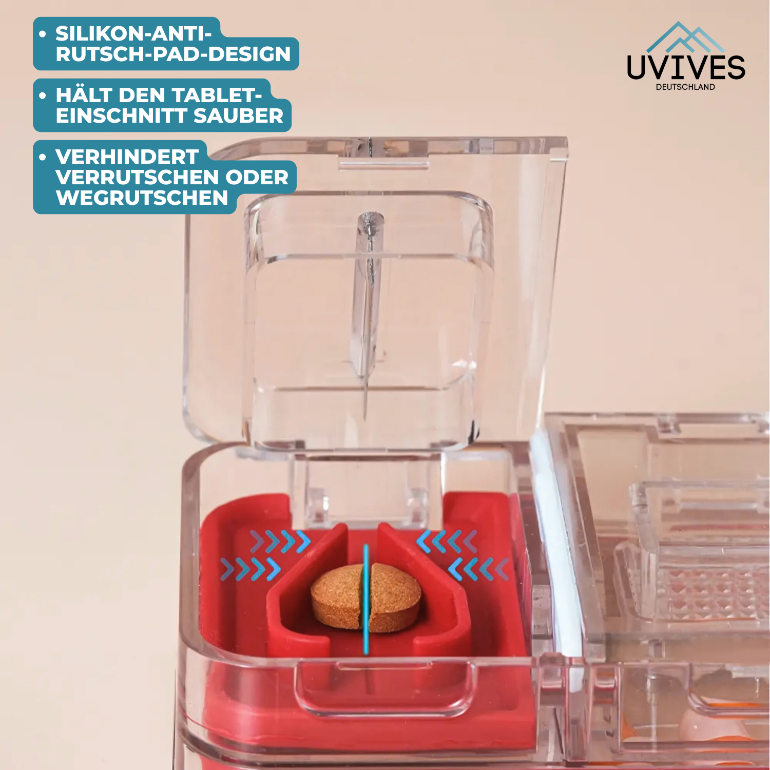 1+1 GRATIS | MediSnap – Die clevere 2-in-1 Pillenbox mit integriertem Schneider!