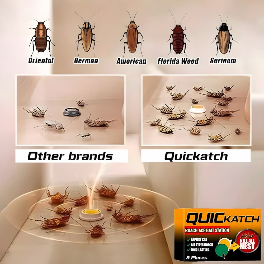 4+4 GRATIS | RoachShield™ – Ihre chemiefreie Lösung gegen Kakerlaken
