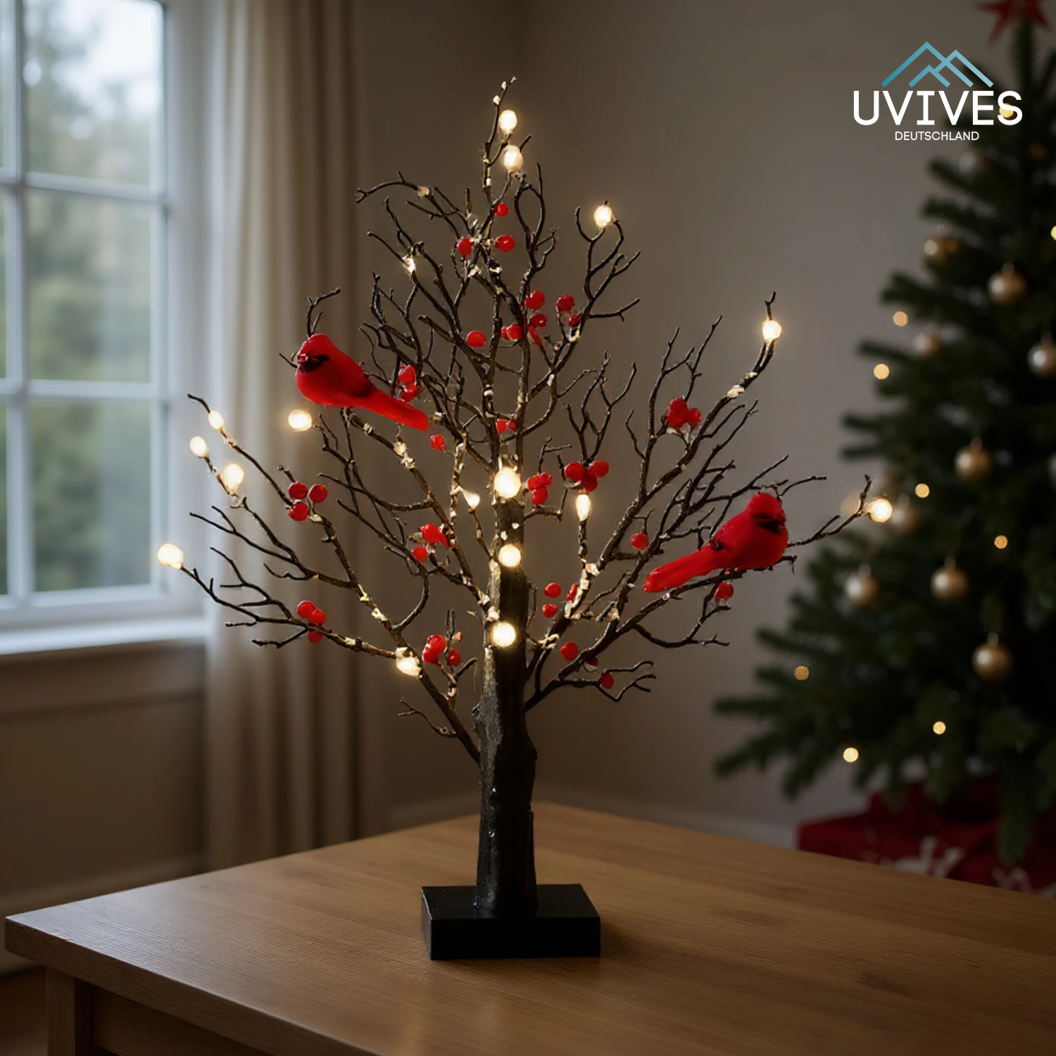 BirdPine Classic – Der leuchtende Vintage-Weihnachtsbaum voller Nostalgie