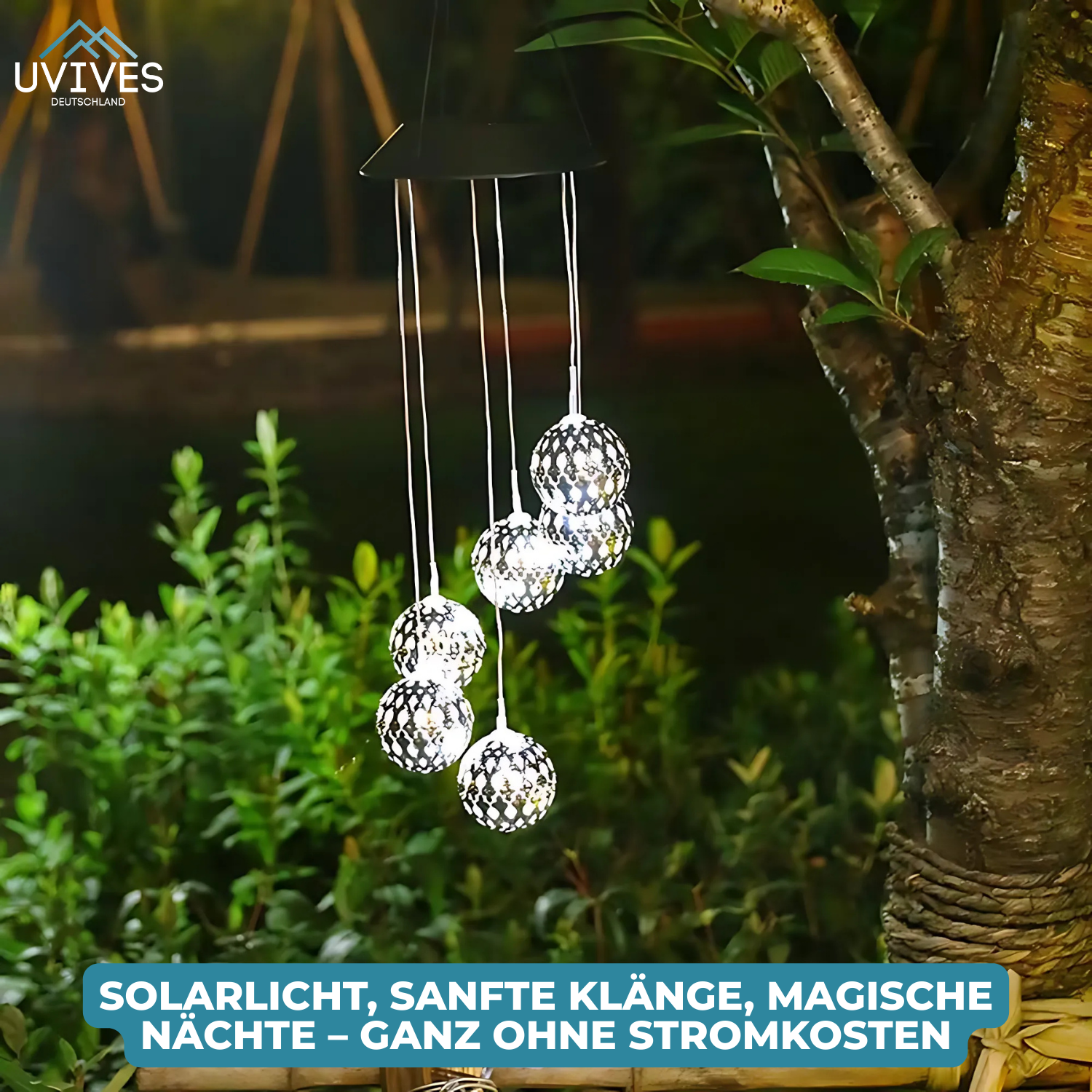 LumiBreeze™ - Verwandeln Sie Ihren Garten mit farbenfrohem Lichtspiel