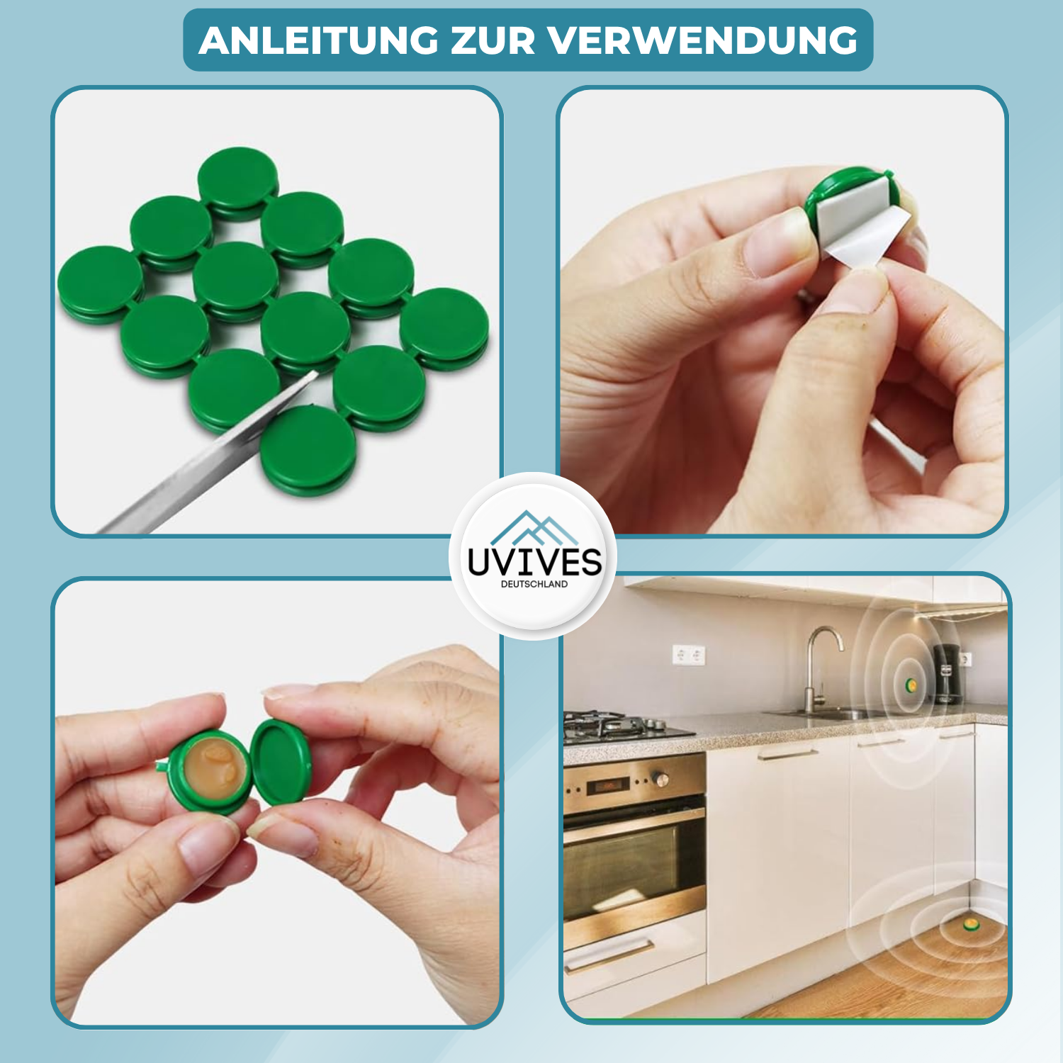 4+4 GRATIS | RoachShield – Ihre chemiefreie Lösung gegen Kakerlaken