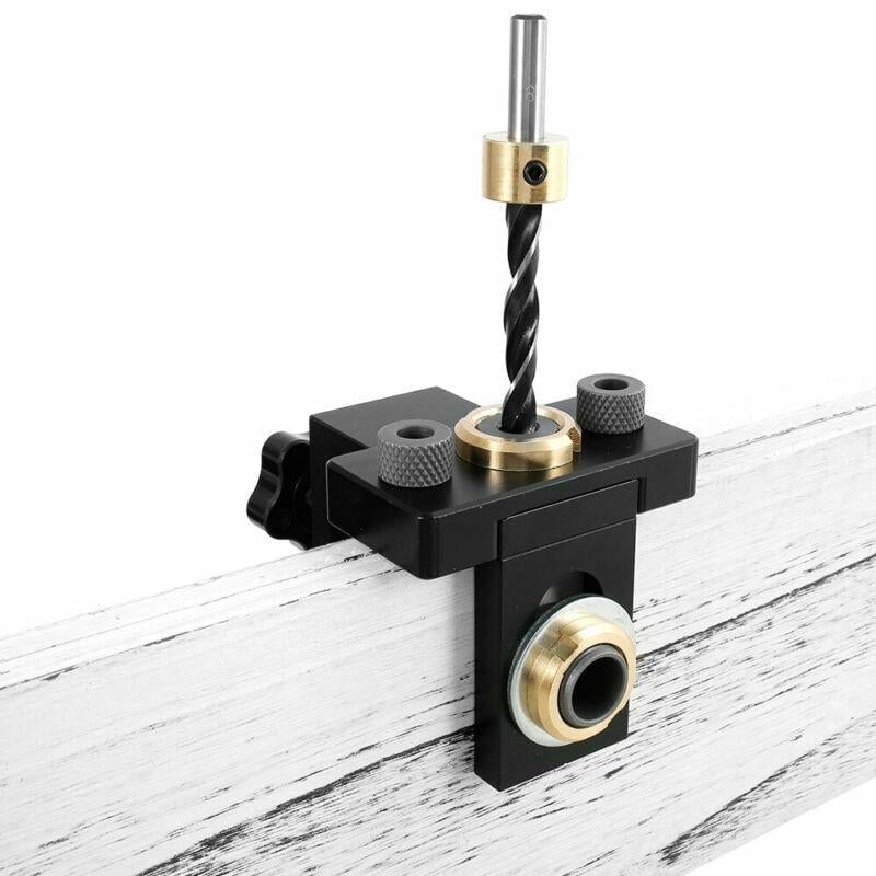 FlexiPunch - 3 in 1 Einstellbare Holzbearbeitung Bohren Locator Stanzer Werkzeuge