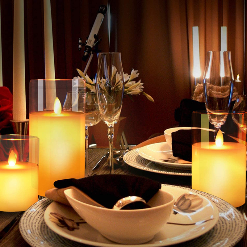 MerryCandle - Sichere Gemütliche Atmosphäre mit Realistischem Flammenlosen Kerzenlicht