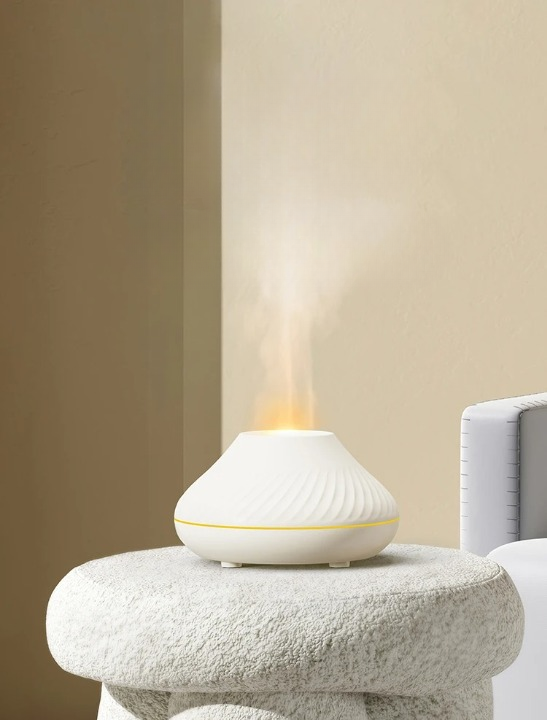 LumiFlare Aroma-Diffusor | Beruhigender Nebel & Flammeneffekt | 130 ml | Schafft Entspannung & Gemütliche Atmosphäre