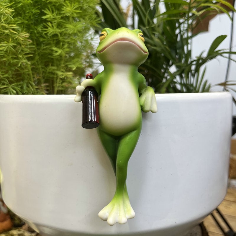 FrogWhimsy – Die freche Deko für Töpfe & Gärten